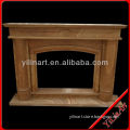 Natural stone indoor decorating corner fireplace mantel (YL-B247)